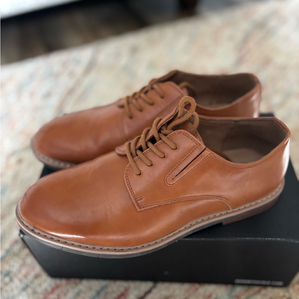 Boys slip on Brown Leather Shoes